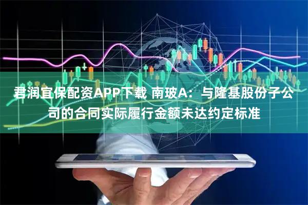 君润宜保配资APP下载 南玻A：与隆基股份子公司的合同实际履行金额未达约定标准